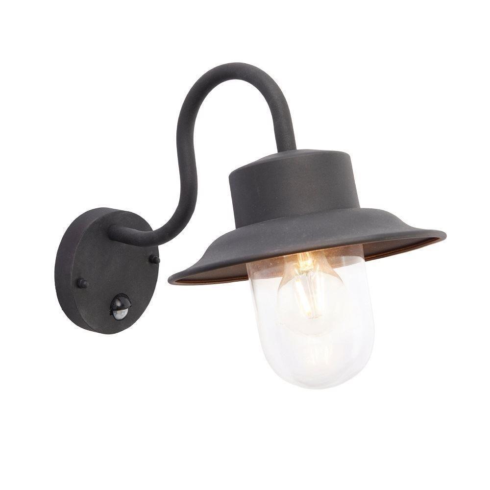 vonkajsia lampa nastenna lampa cierna pohybovy senzor pohyb vodotesny.jpg